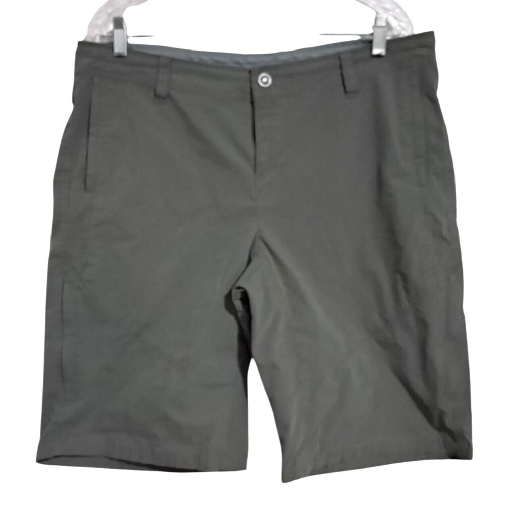 Kuhl Womens Outdoor Hiking Shorts Size 16 Gray Green